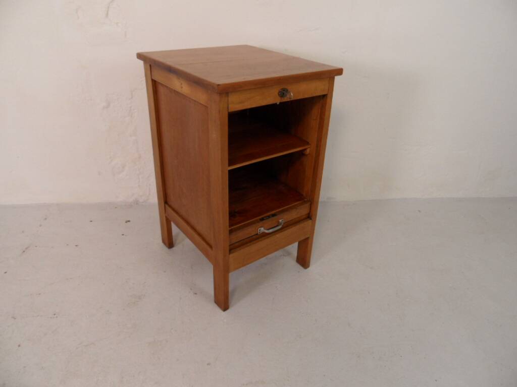 Vintage filing cabinet with roller shutter