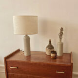 Sandstone and jute lamp