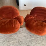 Set of two Pacha armchairs by Pierre Paulin