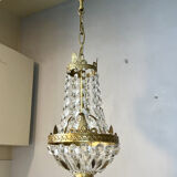 Small basket chandelier hot air balloon