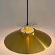 Lampe vintage danoise en or - pendentif multicouche
