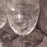 Service verres et carafe à eau cristal Baccarat mimosa
