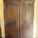 Carved plant armoire