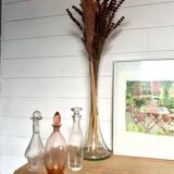 Old thick glass bottle