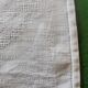 10 old damask monogrammed napkins