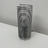 Massive chrome spring lamp