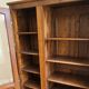 Regency display cabinet with 3 doors in cherry wood