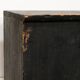 Antique primitive black wood furniture, beautiful original patina from the late 19th century.