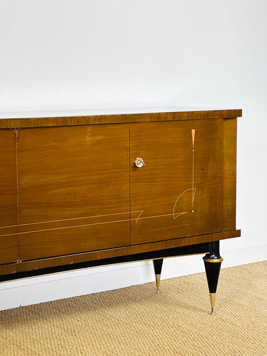 Art Deco mahogany sideboard from 1940.