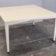 Valzania Edition ivory lacquered coffee table with ebony base