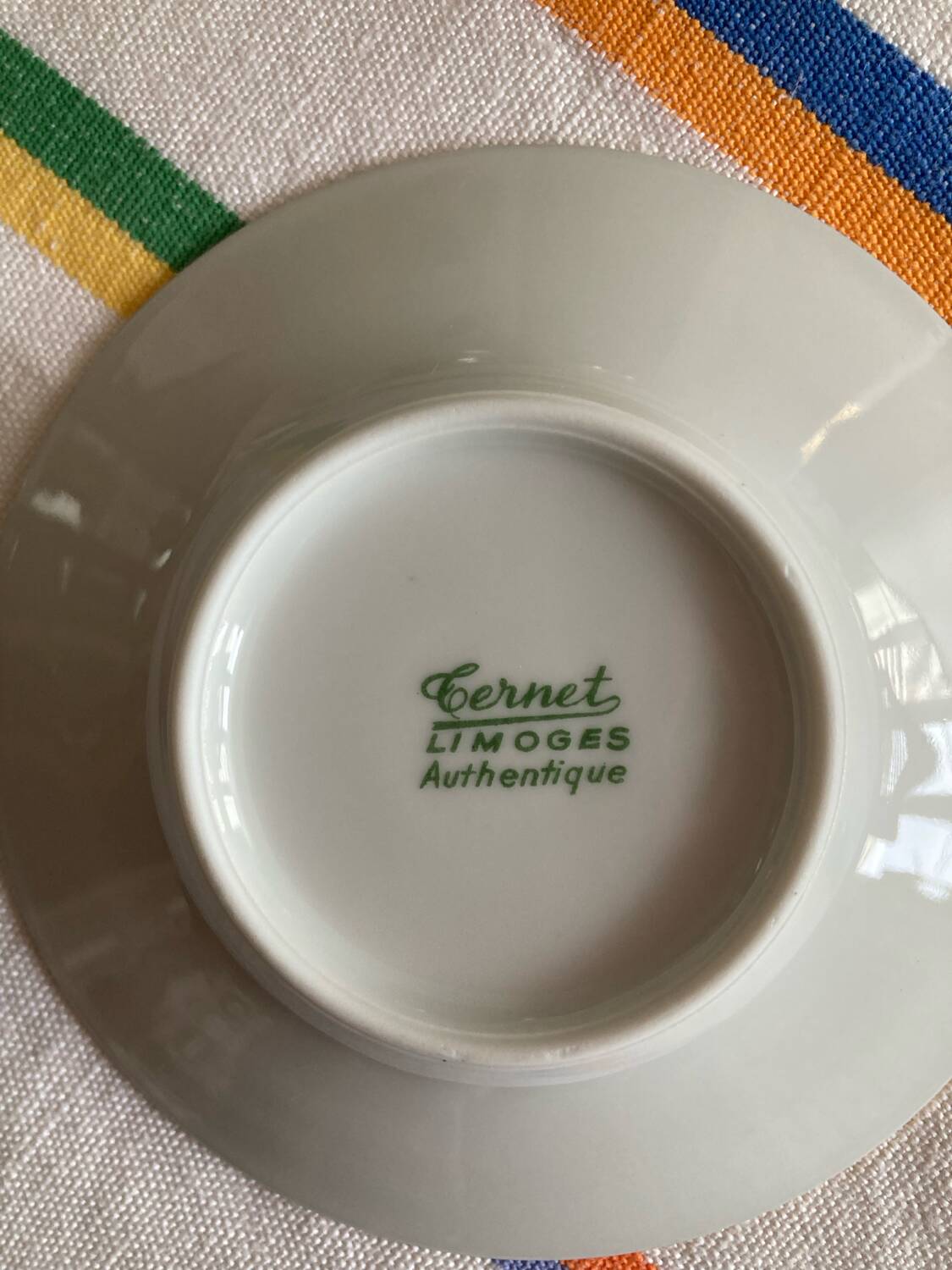6 tasses à café et soucoupe porcelaine de Limosges