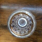 Colored cut crystal vase