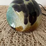 Polychrome crystal lamp base from crystal artisan Klein in Baccarat