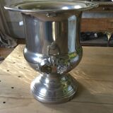 Silver metal champagne bucket