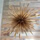 Coco Chanel table by Robert Goossens sheaf of vintage golden wheat vintage 70s