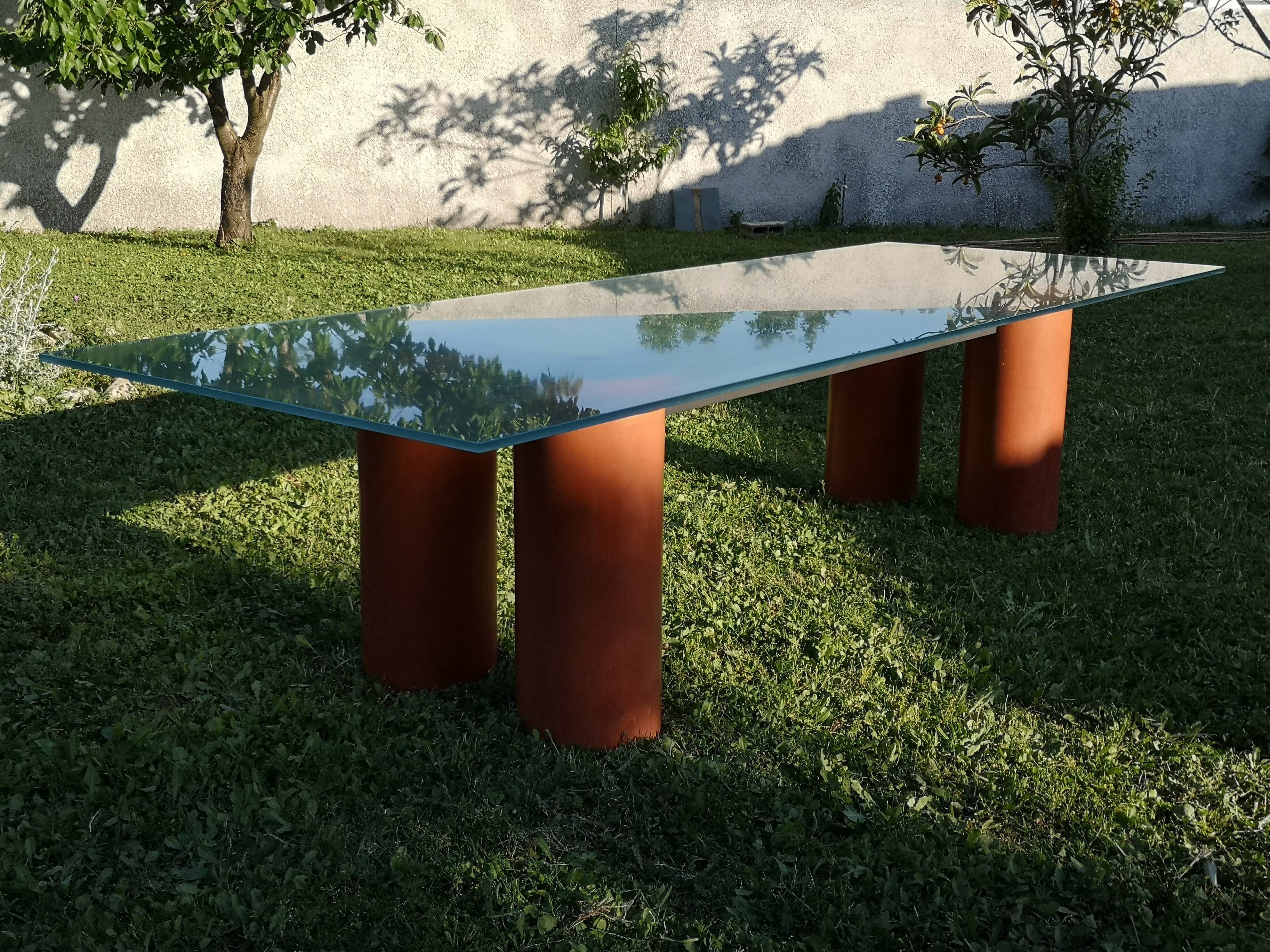 Table, David Law and Massimo Vignelli, Acerbis edition 1980