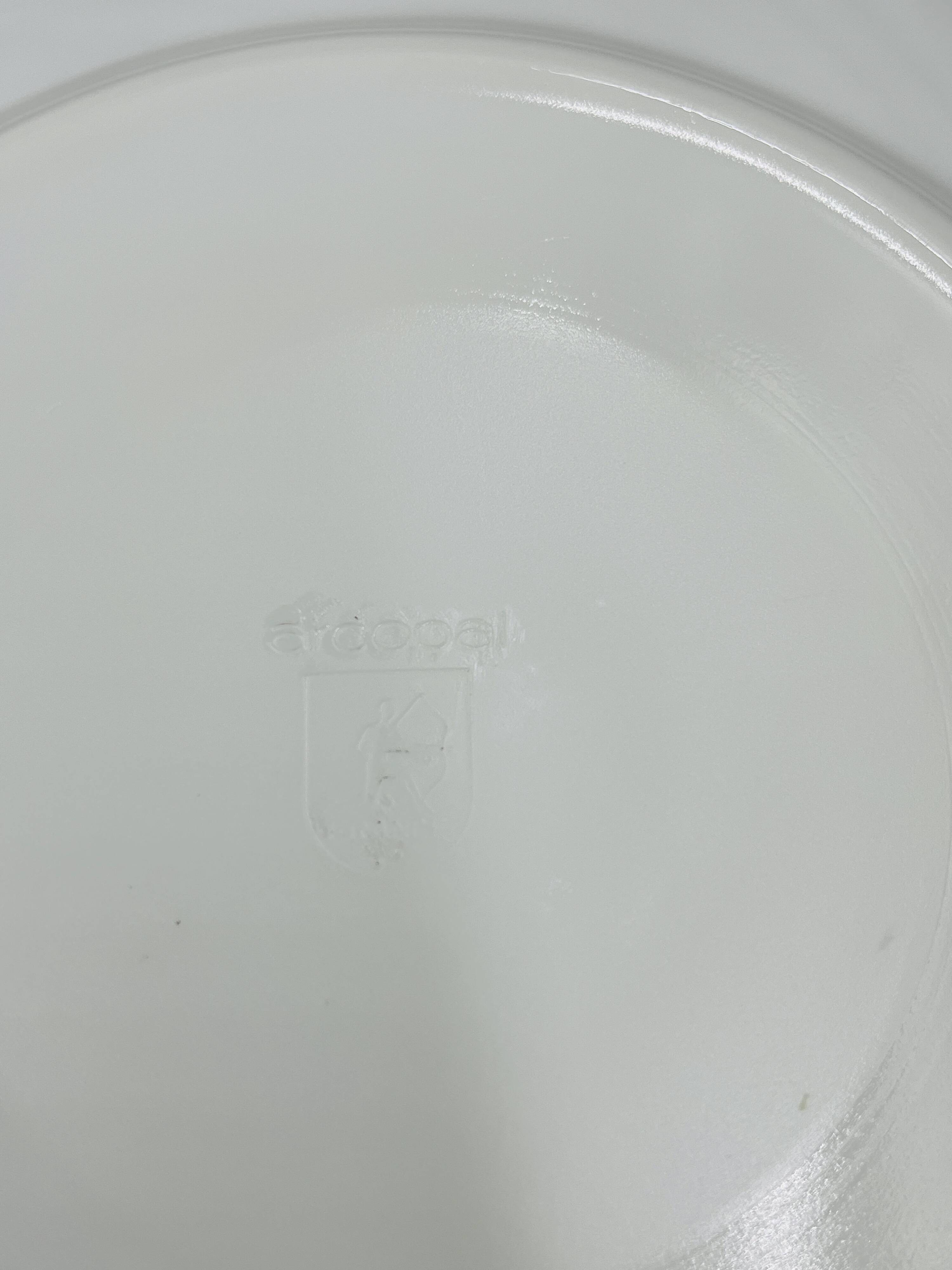 6 Flat Plates Arcopal Trianon