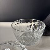 Vintage pressed glass candy box