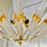 Chandelier glass Venini Tiedri 70s