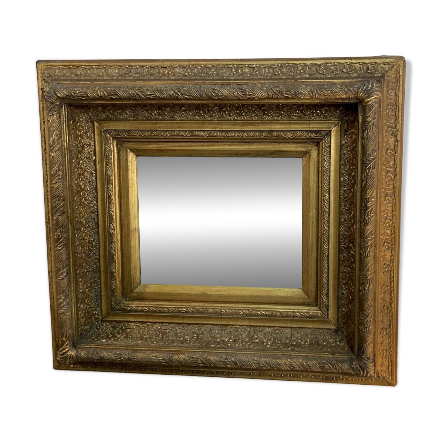 Gilded mirror - mercury glass - 52 x 46