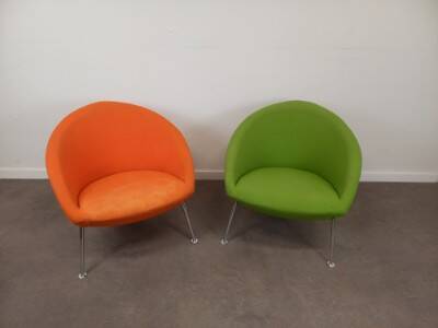Pair of Hanna armchairs, Artifort brand