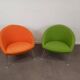 Pair of Hanna armchairs, Artifort brand