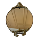 Elegant old oval mirror