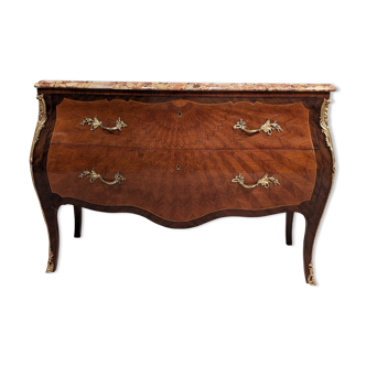 Louis XV chest of drawers stamped F.Daide