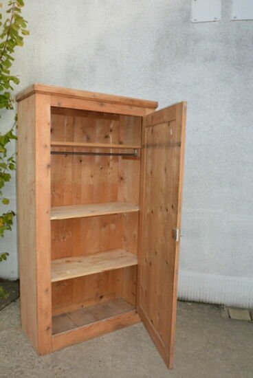 Natural wood cabinet
