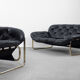 Scandinavian leather sofa by John-Bertil Häggström for Swed-Form, 1970s