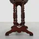 Louis Philippe Side Table with Two Drawers and Turned Twin Legs, France, 18