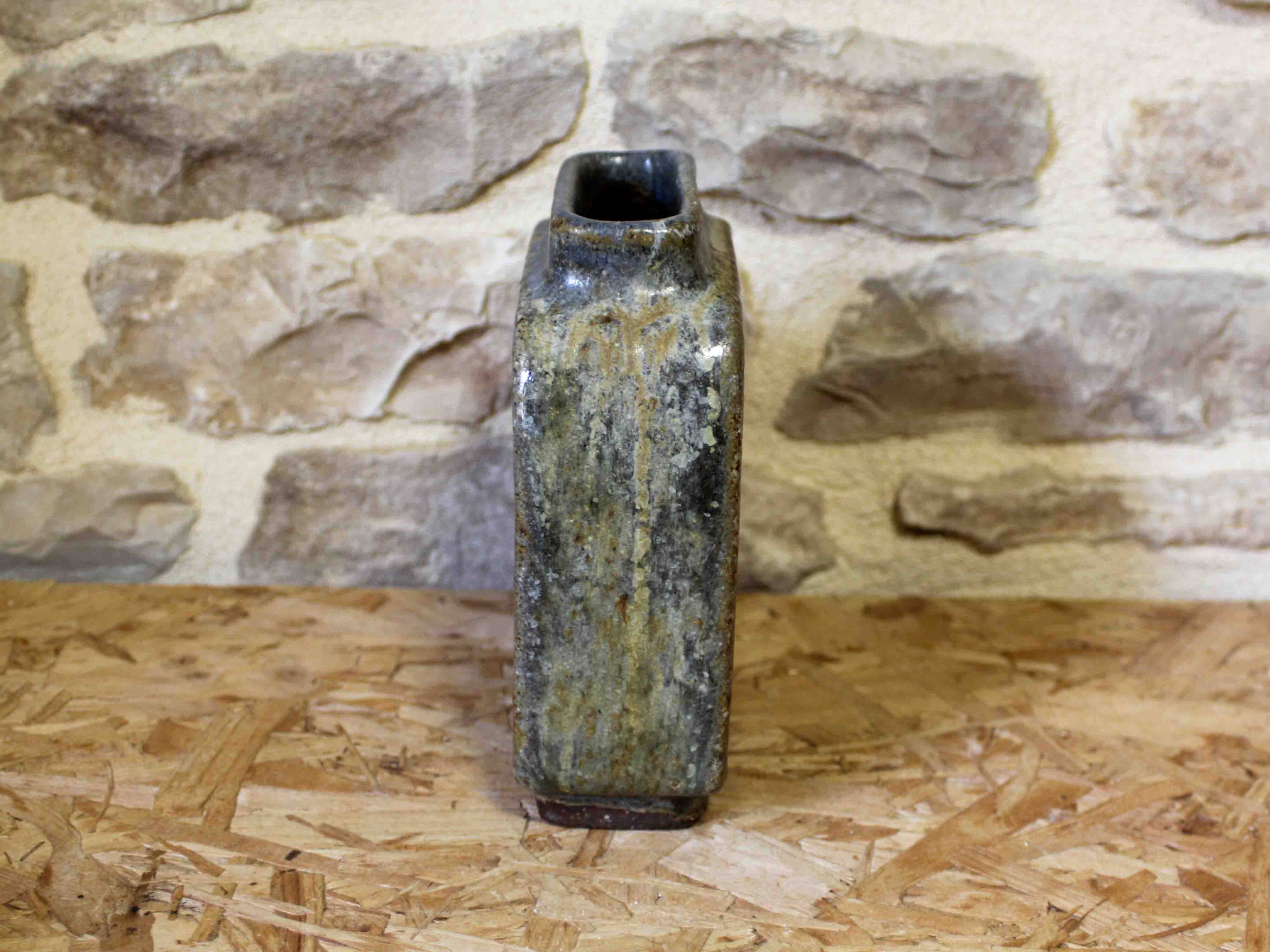 Glazed stoneware vase by Clauss Tittmann