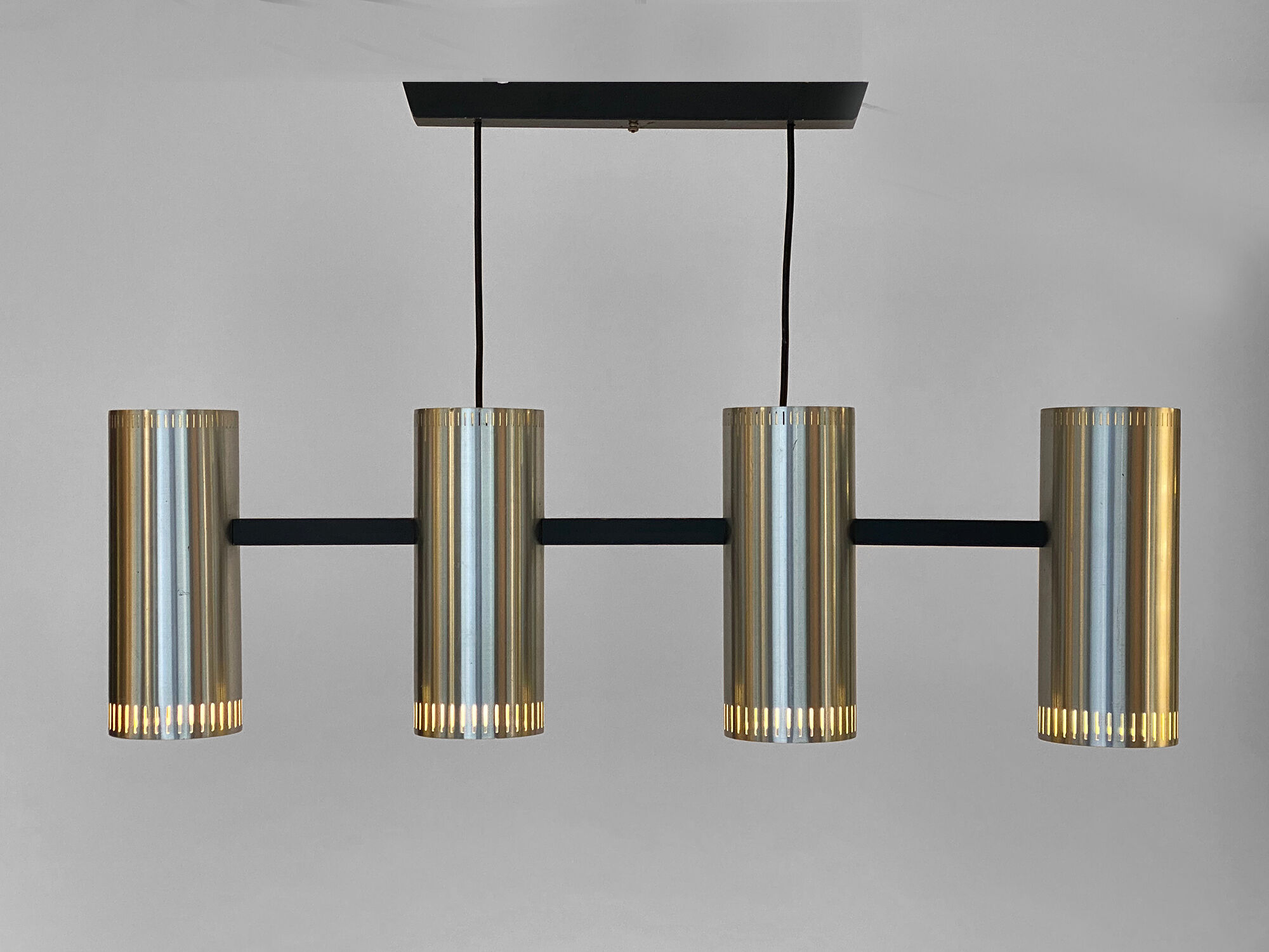 Pendant light "Cylinder IV" by Jo Hammerborg for Fog & Mørup. Denmark 1960s
