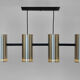 Pendant light "Cylinder IV" by Jo Hammerborg for Fog & Mørup. Denmark 1960s