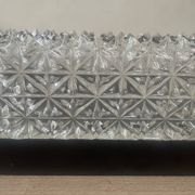 Vintage Erco glass and Bakelite wall light