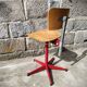 Chaise d'atelier pivotante