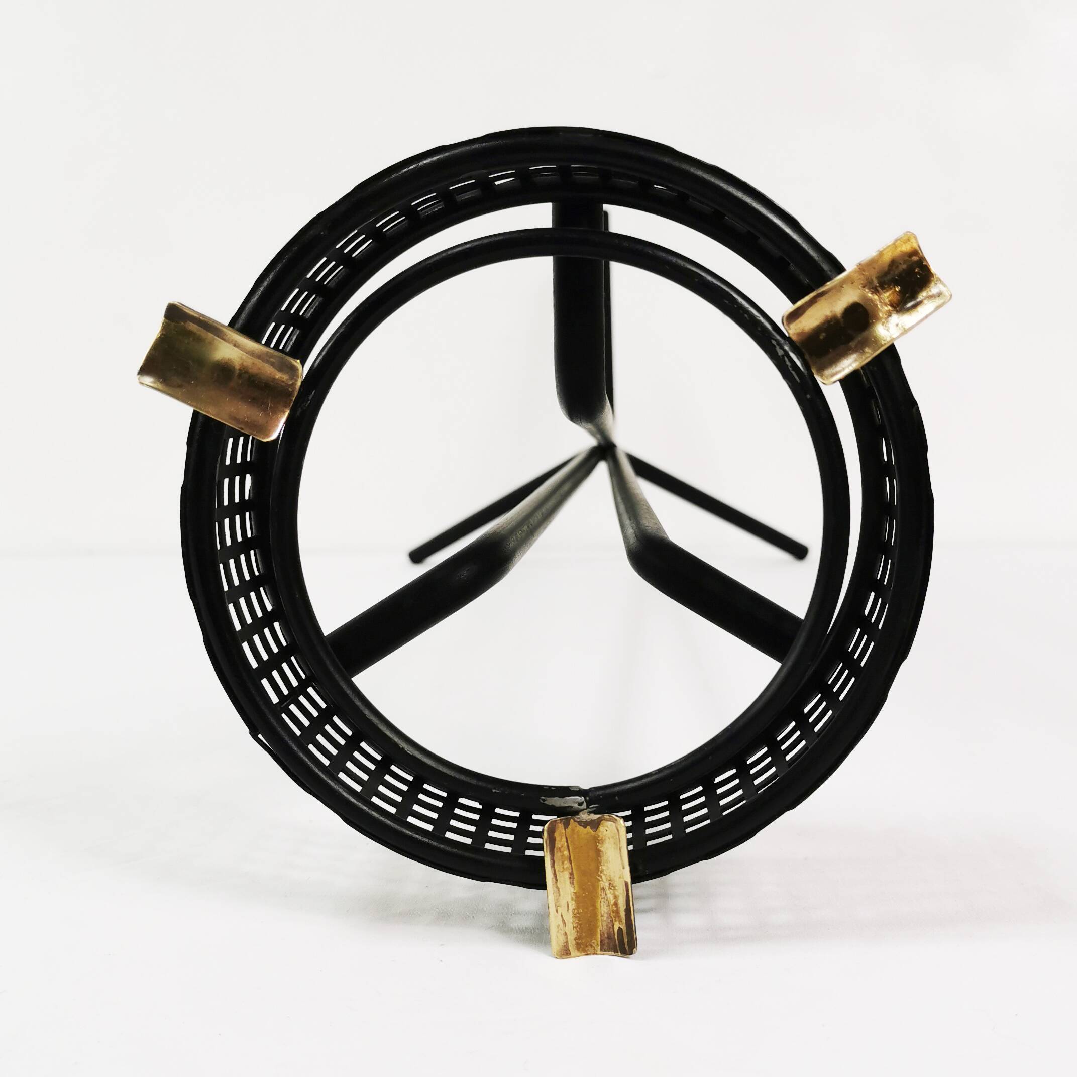 Modernist openwork floor ashtray, Germany, 1970s