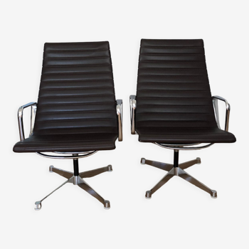 Armchairs by Charles & Ray Eames edition Herman Miller, North America 1950/1959