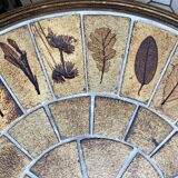 Table basse ronde  herbier - Roger Capron
