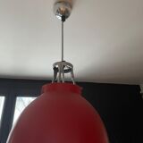 Original btc titan 1 pendant lamp, red with white interior