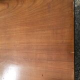 Vintage secretary desk, known as donkey's back, in cherry wood, Italian by Marelli & Fratelli.