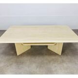 Travertine rectangle coffee table