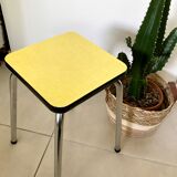 Yellow formica stool