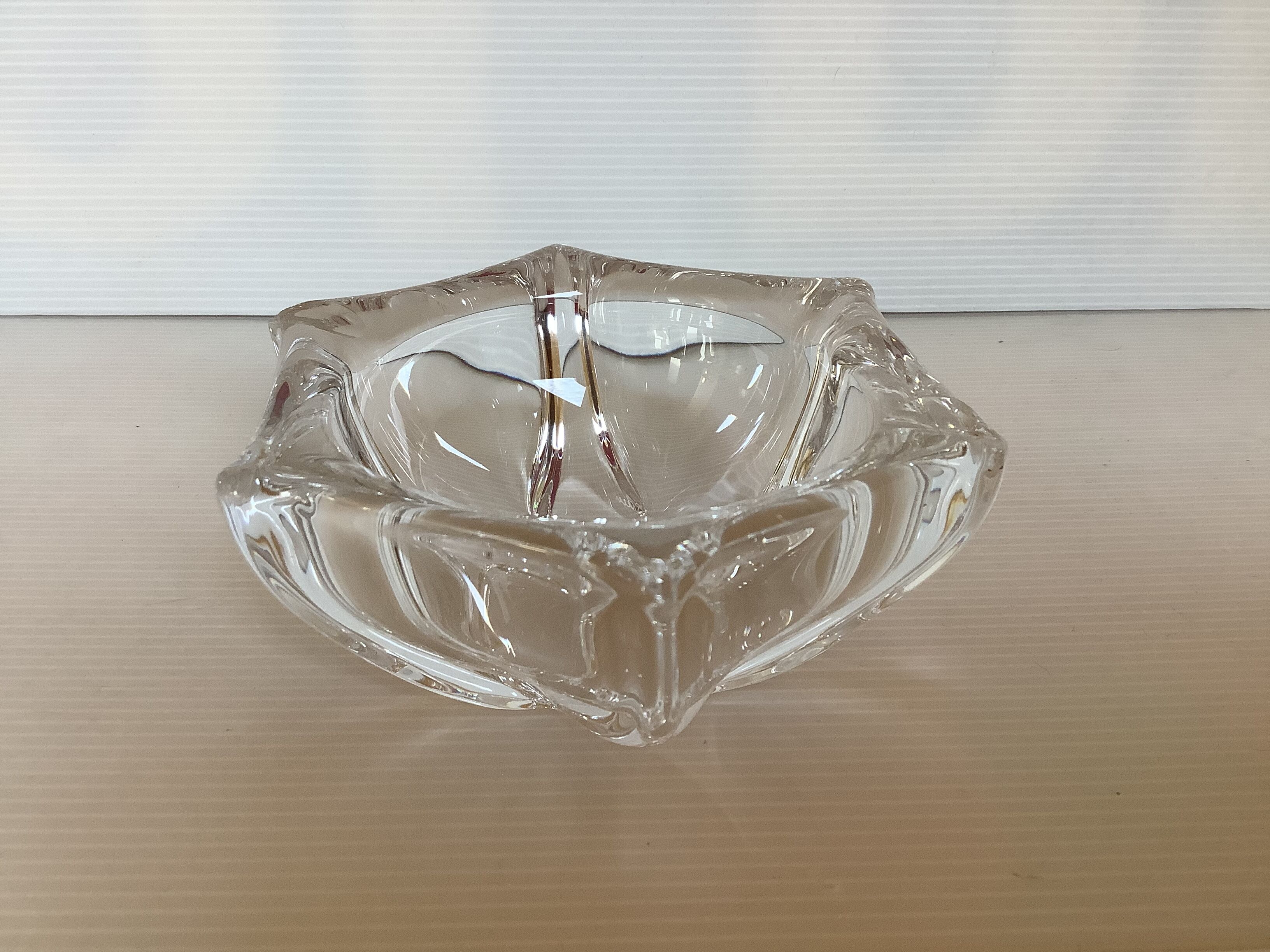 Ashtray star empty crystal pocket daum France