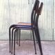 Chaise écolier taille adulte vintage