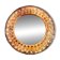 Roland Zobel (1915-2006) round mirror in resin from the 1960s (in the style)