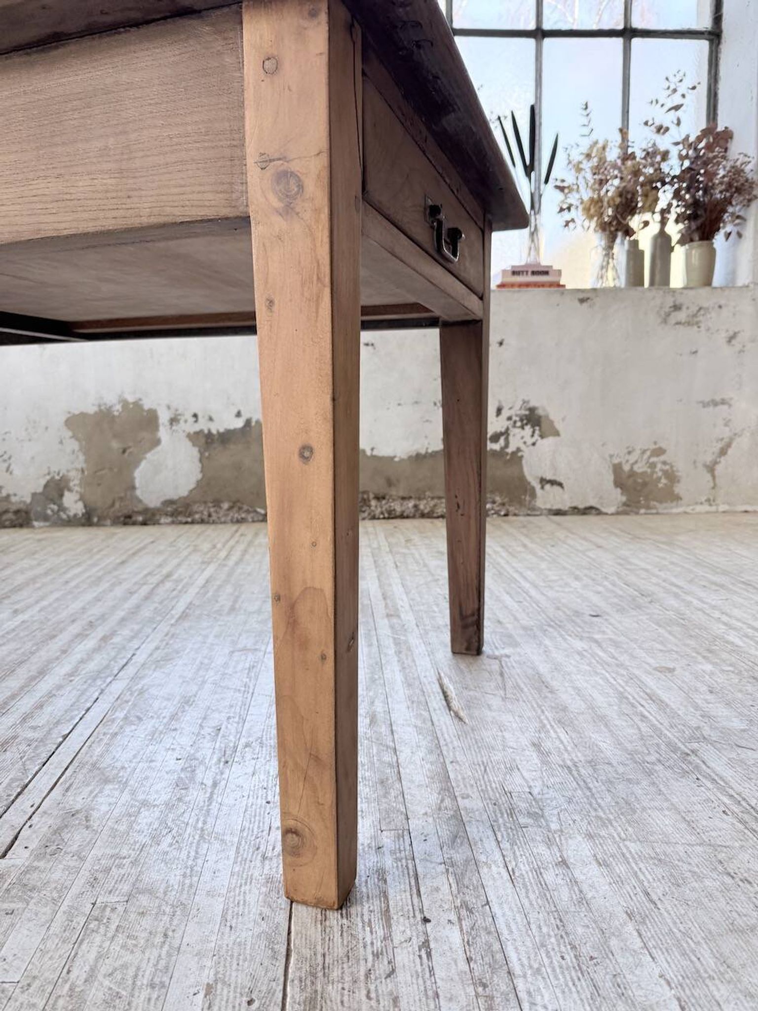 XL oak farmhouse table 1950 235cm