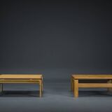 Danish Oak Coffee Tables from Komfort, 1960s, Set of 2