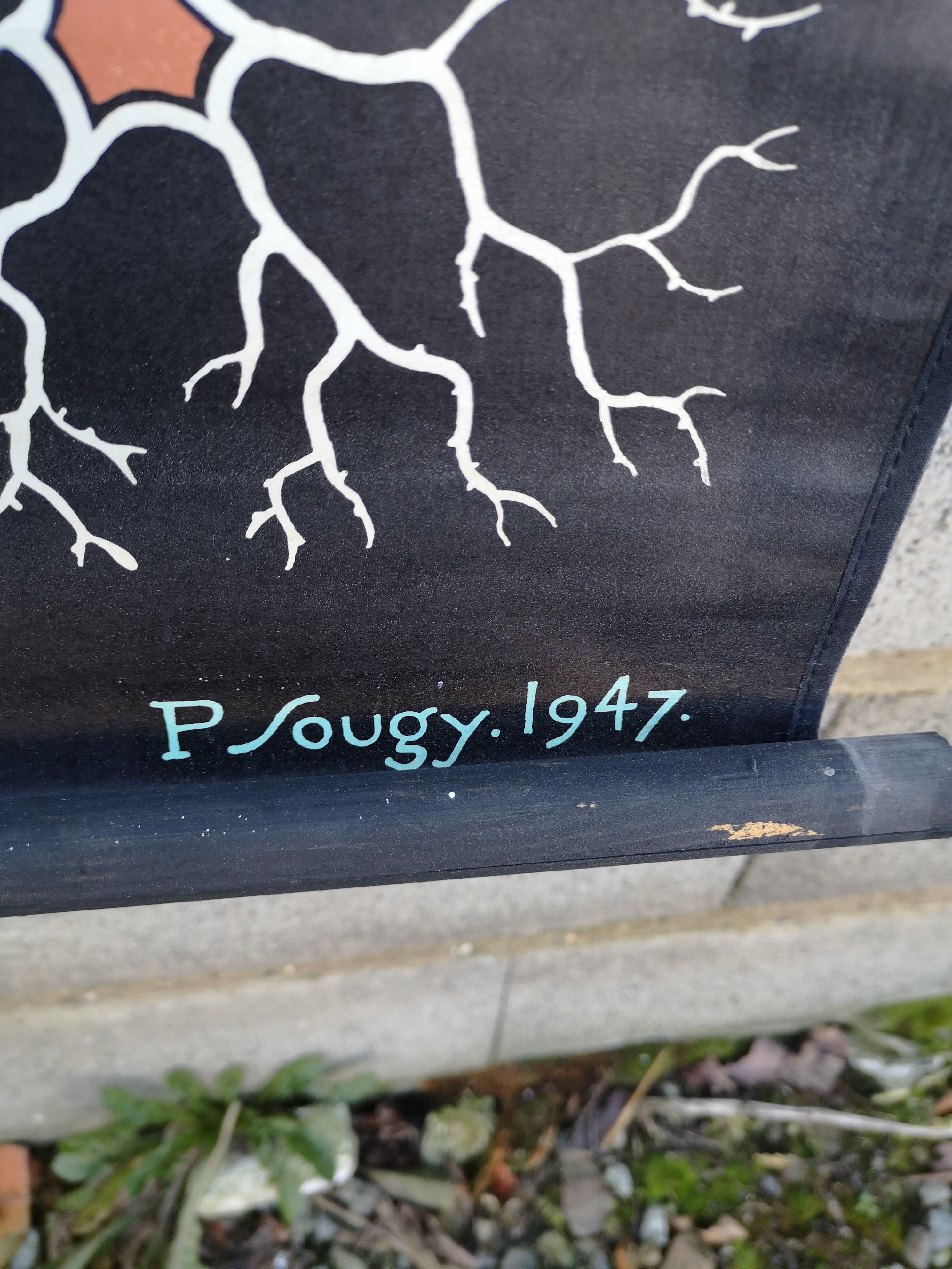 School poster of doctor Auzoux nerve tissue