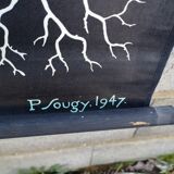 School poster of doctor Auzoux nerve tissue